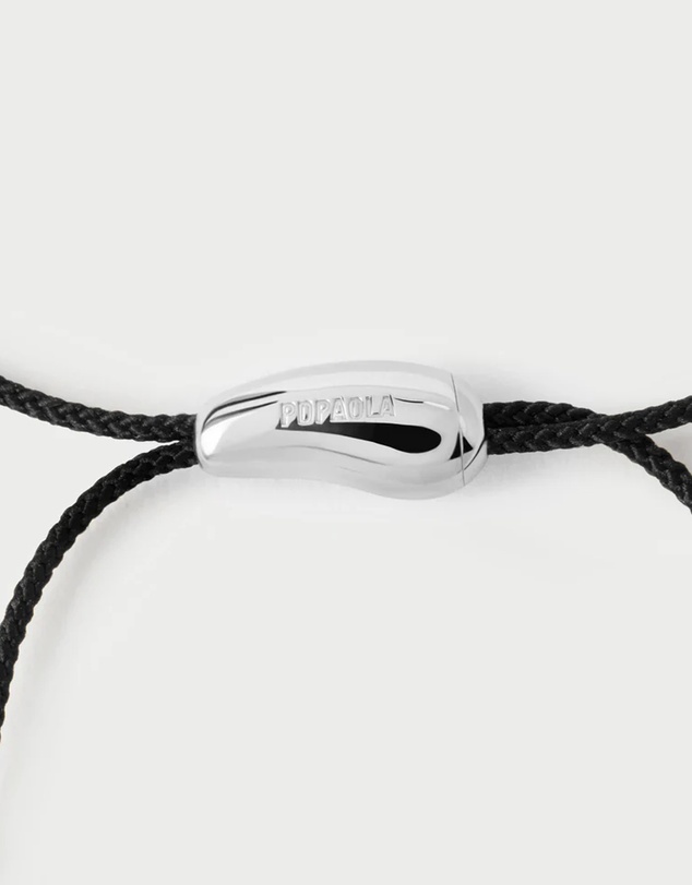 PDPAOLA - Oslo Cord Necklace Silver