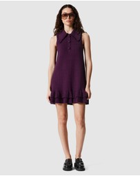 & Other Stories - Knitted Frill Mini Dress