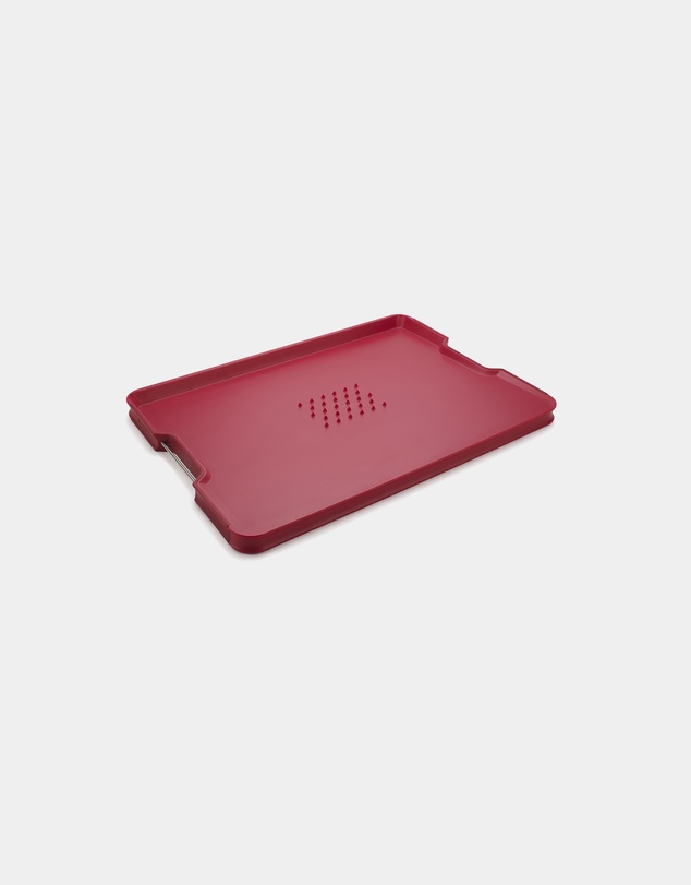 Joseph Joseph - Cut&Carve™ Plus Extra-Large Multi-function Chopping Board (Red)