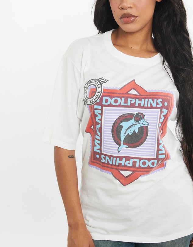 Vintage by The Real Deal - Pre Loved - Vintage 90s NFL Miami Dolphins Tee