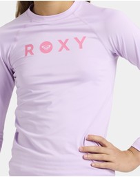 Roxy - Girls 4 to 16 Essentials Long Sleeve Lycra Rash Vest