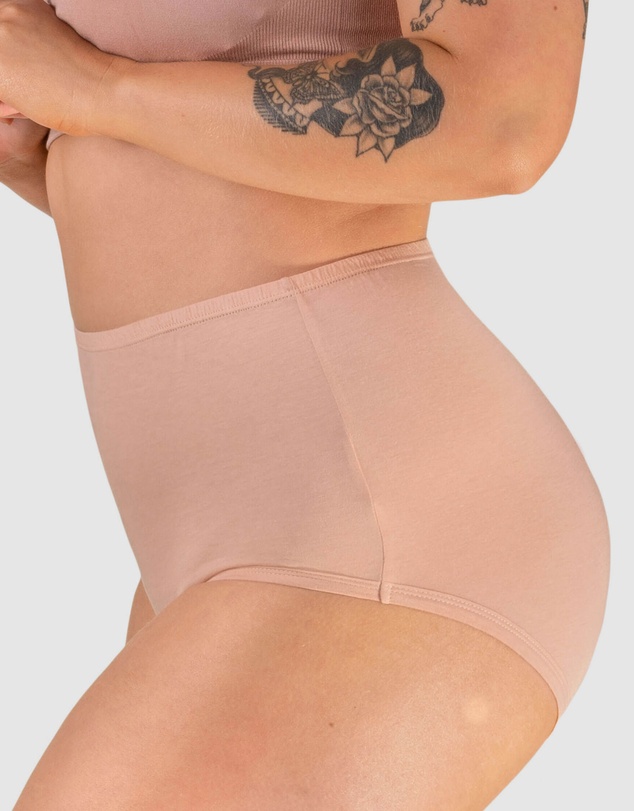 B Free Intimate Apparel - ﻿7 Pack﻿ Superfine﻿ 100% Cotton Full Brief