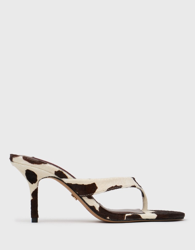 Betts - Ruby Leather Thong Mule Sandals