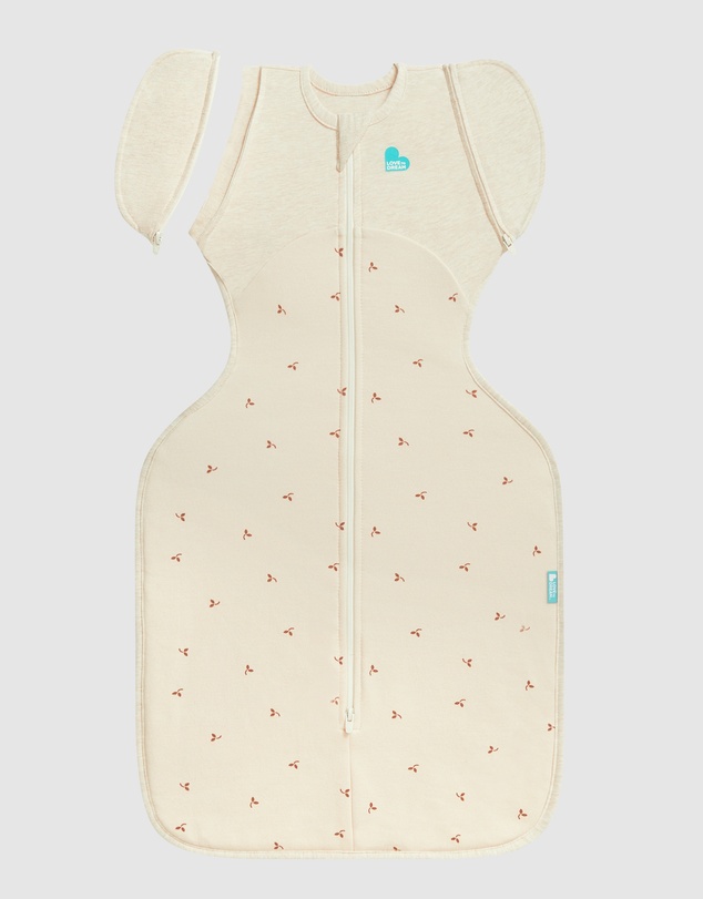 Love to Dream - Swaddle Up™ Transition Bag 1.5 TOG Stretch Cotton Fleece Twigs Oatmeal