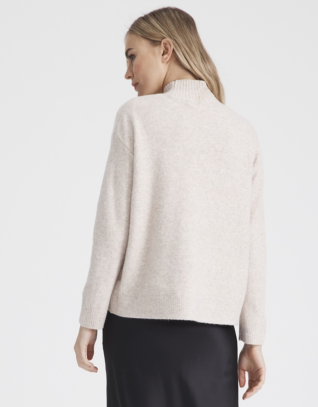 Everly Collective - Denver Mock Knit Sweater