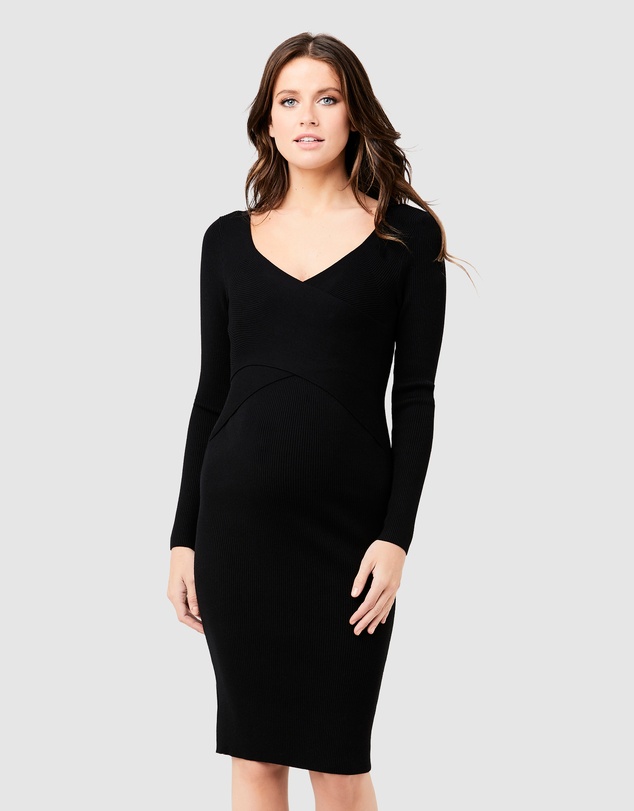 Ripe Maternity - Sadie Rib Knit Nursing Dress