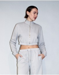 Love and Nostalgia - Linsey Cropped Fleece Jacket