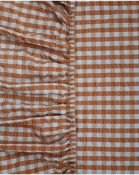 Mosey Me - Honey Blue Seersucker Fitted Sheet