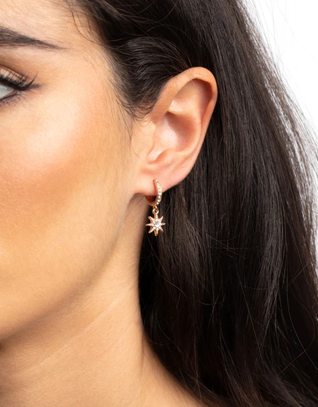 Lovisa - Gold Celestial Huggie Hoop Earring Pack