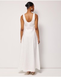 AERE - Fern Linen Maxi Dress