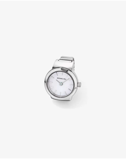 Michael Hill - Mother of Pearl Watch Ring in Stainless Steel