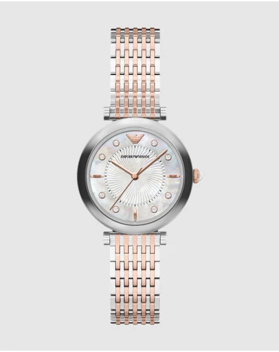 Emporio Armani - Two Tone Analogue Watch