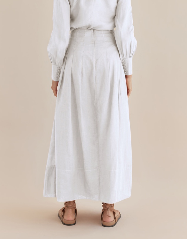 Amelius - Helene Ramie Draped Skirt