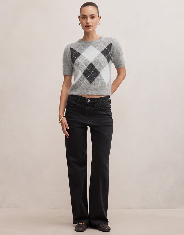 Forever New - Andy Argyle Fluffy Knitted T-shirt