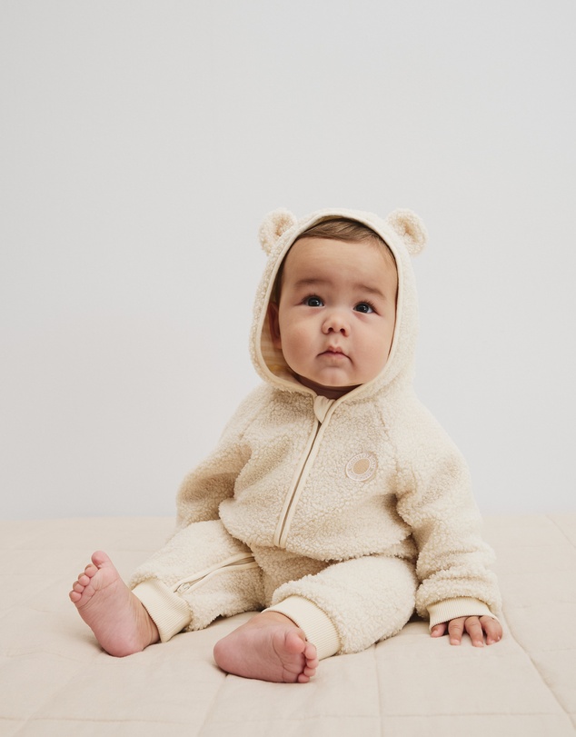 Country Road - Sherpa Hooded Jumpsuit