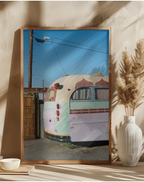 Olive et Oriel - Joshua Tree Bus by Bethany Young Art Print