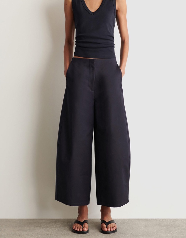 COS - Cropped Barrel-Leg Cotton Trousers