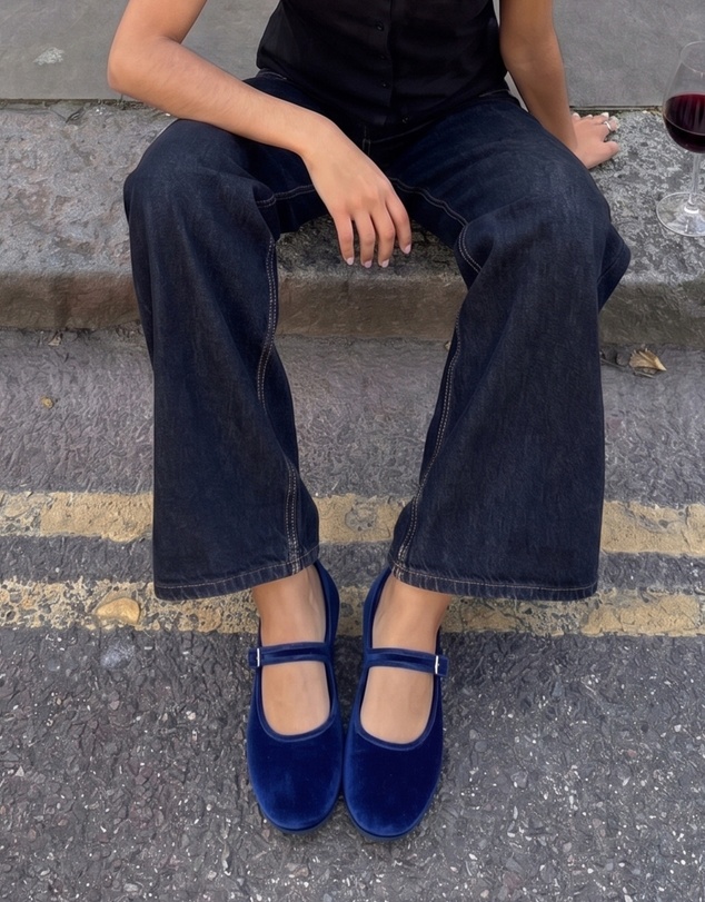 Dazie - Rei Velvet Ballet Flats