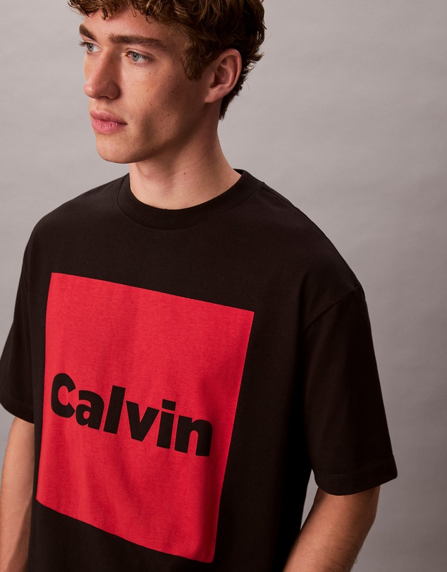 Calvin Klein Jeans - Logo Box Graphic Relaxed T-Shirt