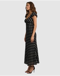 Honey and Beau - Franca Sleeve Midi Dress