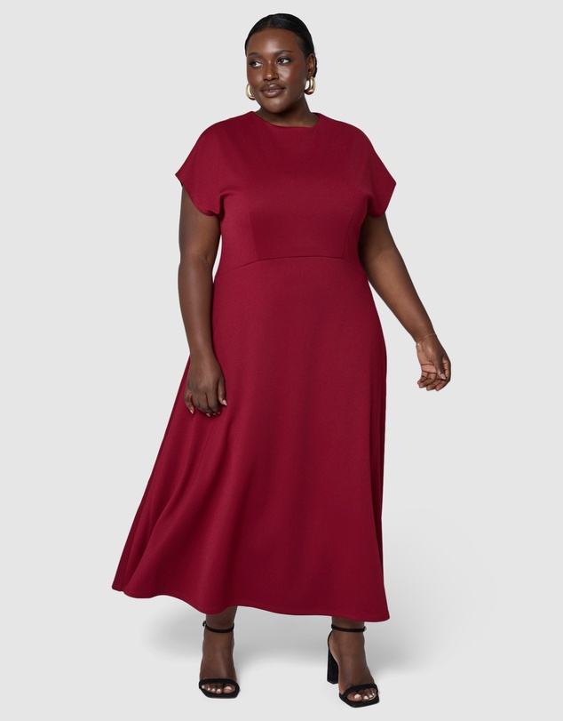 Pink Dusk by Curve Project - Surrender Midi Dress