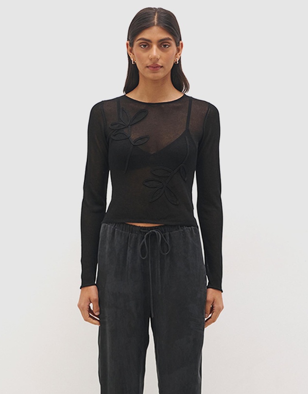 MON RENN - Yasmin Knit Top