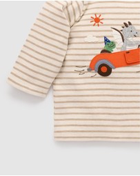 Purebaby - Flying Car Thick Tee -Kids-Babies