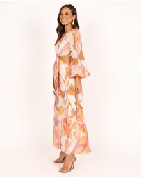 Petal & Pup - Laquin Long Sleeve Maxi Dress - Pink