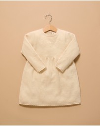 Purebaby - Embroidered Cashmere Dress - Kids-Babies