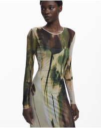 Desigual - Long tulle dress