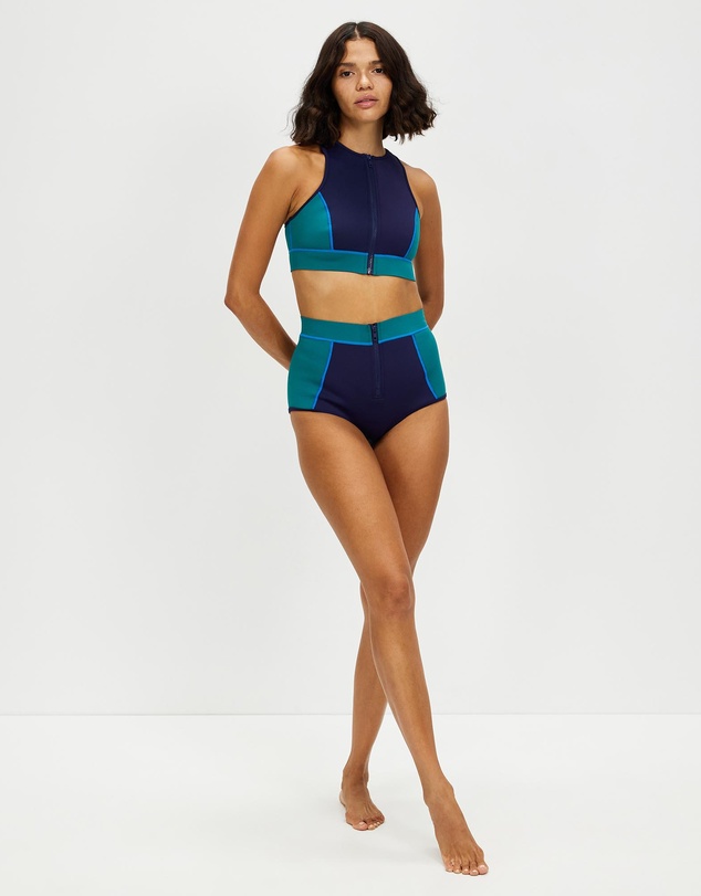 Duskii - High Waist Zip Bottoms