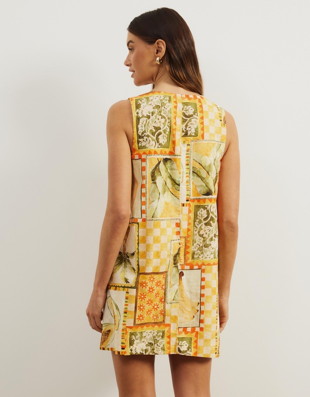 Atmos&Here - Luna Linen Blend Mini Dress