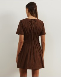 Atmos&Here - Maya Pleat Mini Dress