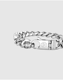 Philipp Plein - Plein Icon Chain Silver-Tone Bracelet