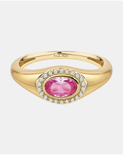YCL  - June Birthstone Signet Ring