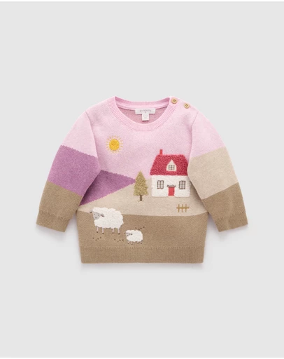 Purebaby - Pasture Jumper - Babies-Kids