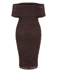 City Chic - Dana Mesh Midi Dress