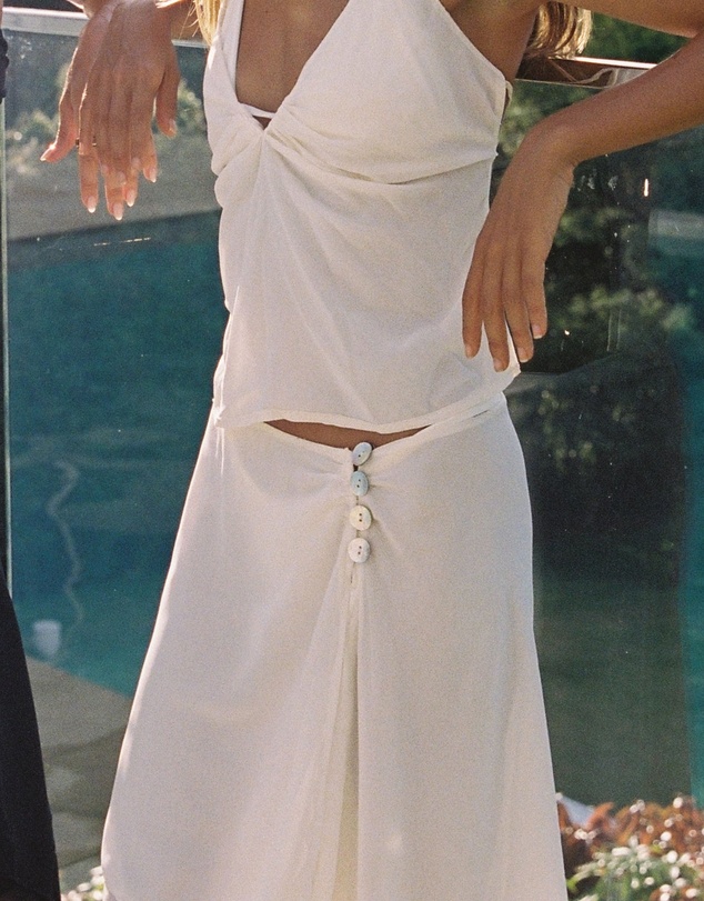 Vacay Swimwear - Aurelia Skirt Off-White