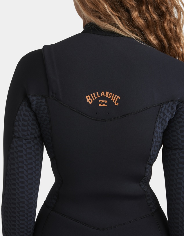 Billabong - Womens 4/3Mm Synergy Natural GBS Chest Zip Long Sleeve Fullsuit