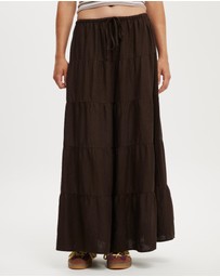 Cotton On - Haven Multi Tiered Maxi Skirt