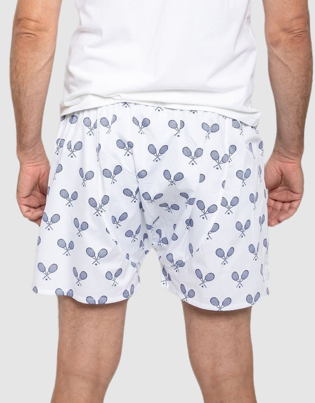 Sant And Abel - Men's Tennis Navy Boxer Shorts