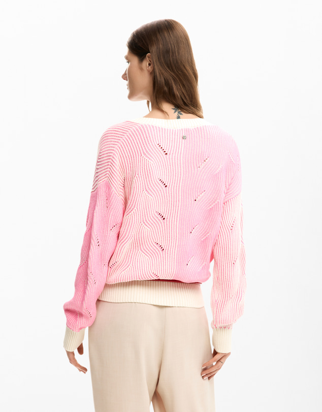 Desigual - Two-tone knit sweater