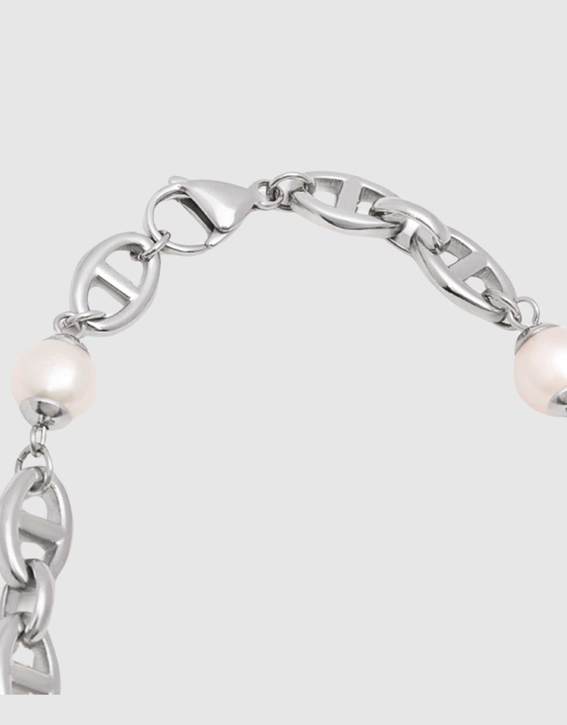 Nialaya Jewellery - Mariner Bracelet with Pearls