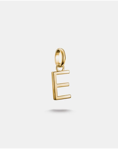 THOMAS SABO - THOMAS SABO Connect Charm letter E Gold
