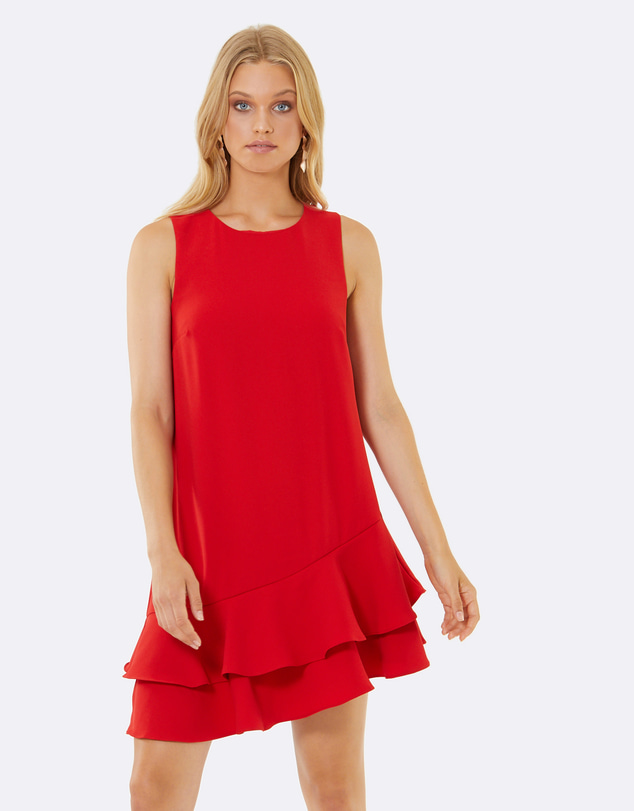 Calli - Melina Frill-Hem Dress