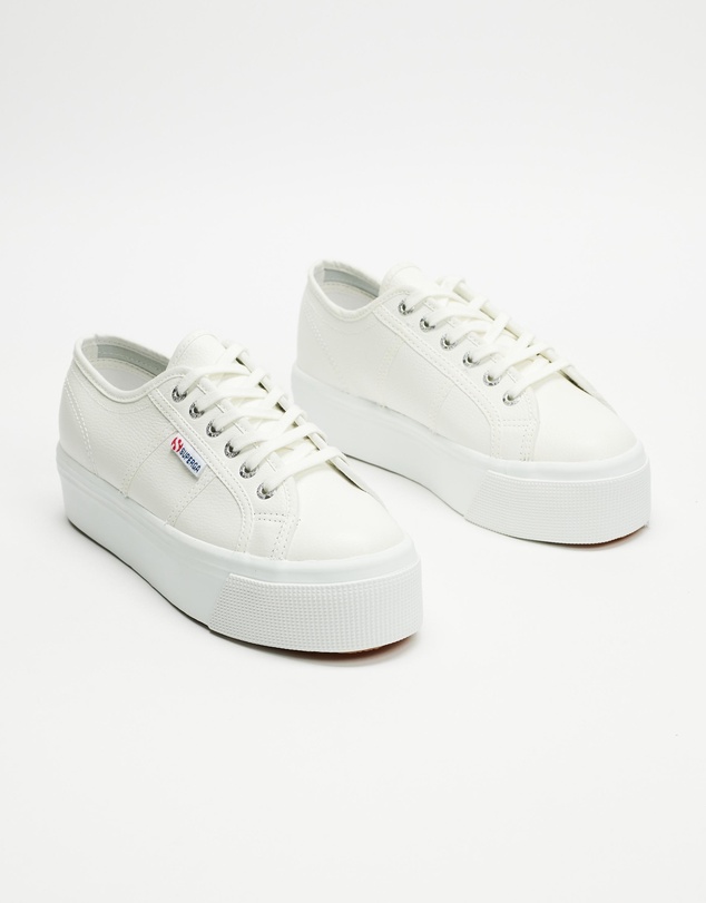 Superga - 2790 Tumbled Leather Sneakers
