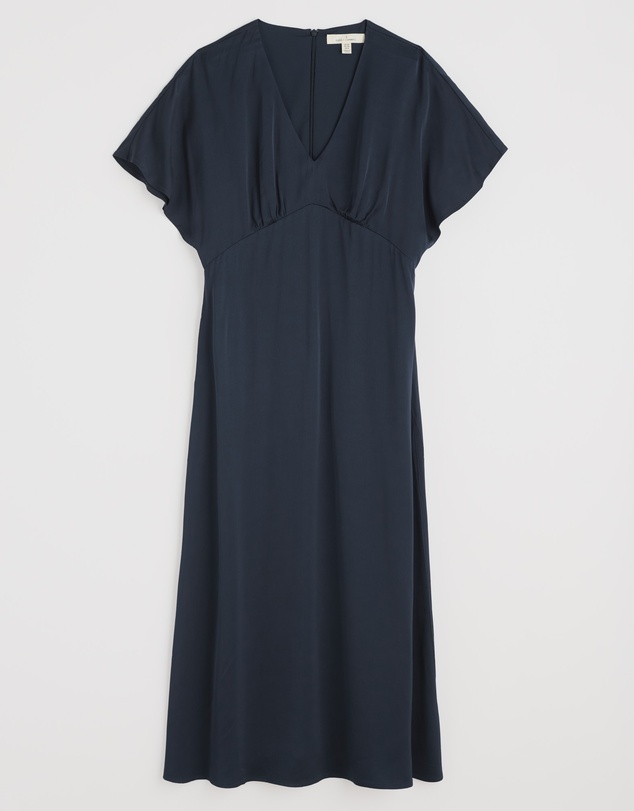 Seasalt - Seasalt Cornwall Navy Evenglow Satin Dress