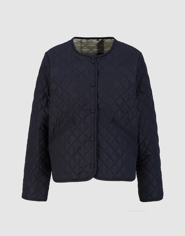 Barbour - Cashel Collarless Quilted Jacket
