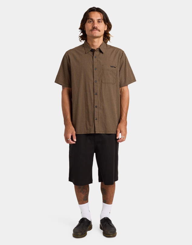 Volcom - Mens Temper Short Sleeve Shirt