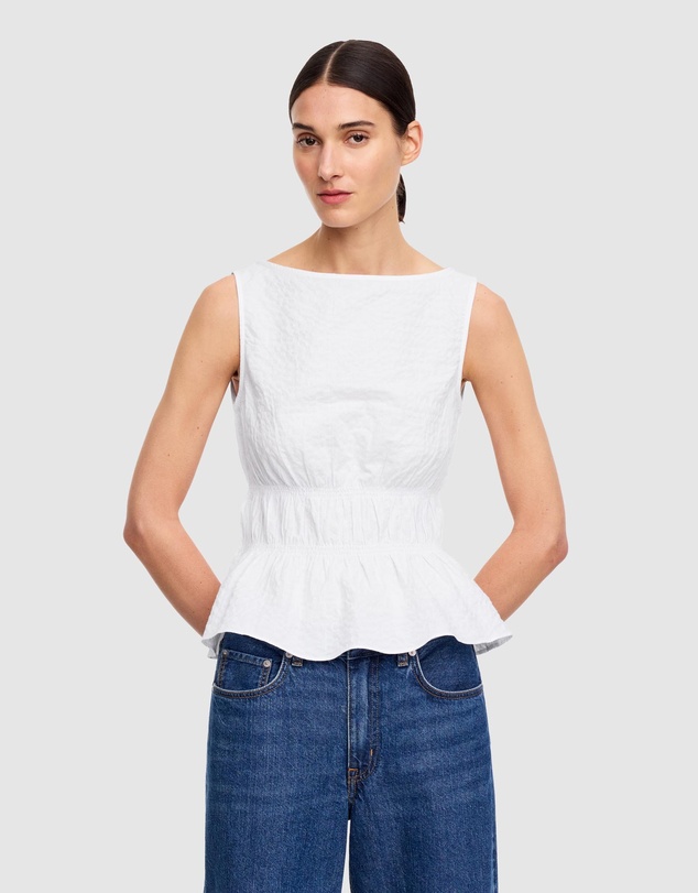 ARKET - Seersucker Smock Top